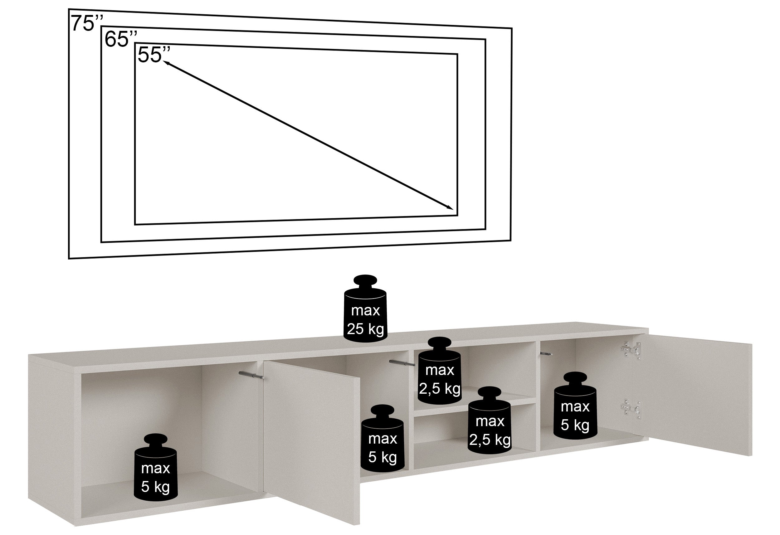 selsey-sanva-h-ngender-tv-schrank-200-cm-zweifl-gelig-mit-drei-f-chern-walnuss-w image 8