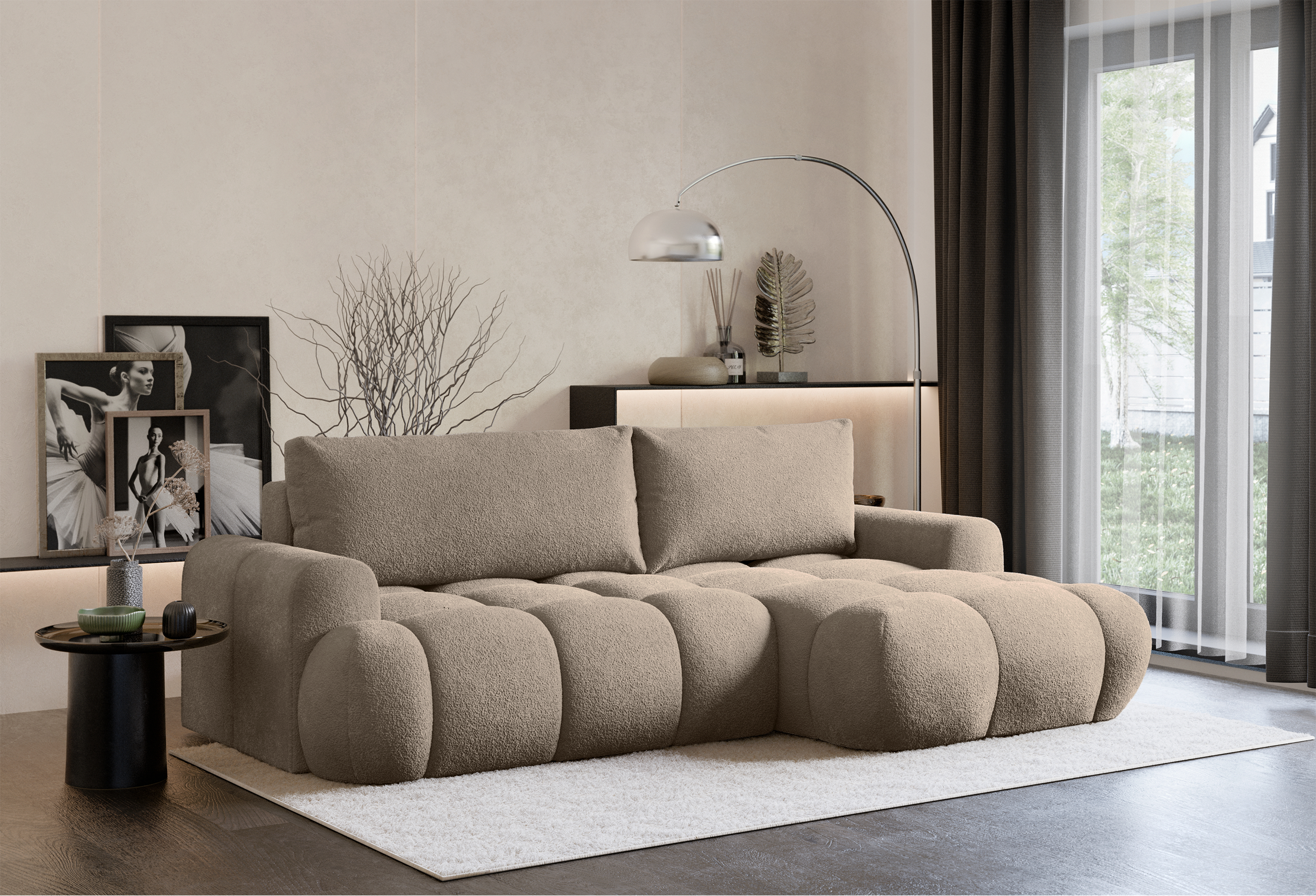 selsey-ombo-mini-ecksofa-mit-schlaffunktion-rechts-l-form-dunkelbeiges-boucl image 4