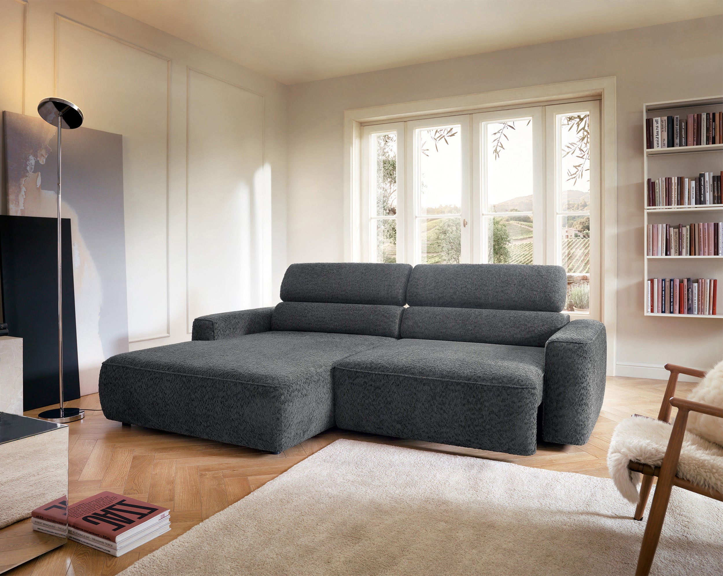selsey-ecksofa-fando-l-form-links-mit-elektrisch-ausziehbarem-sitz-dunkelgrauer- image 3