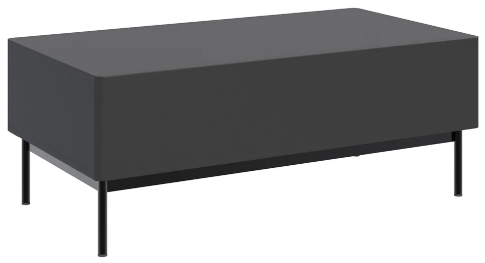 selsey-olio-couchtisch-100x53-cm-schwarz-2-klappen-stauraum image 1