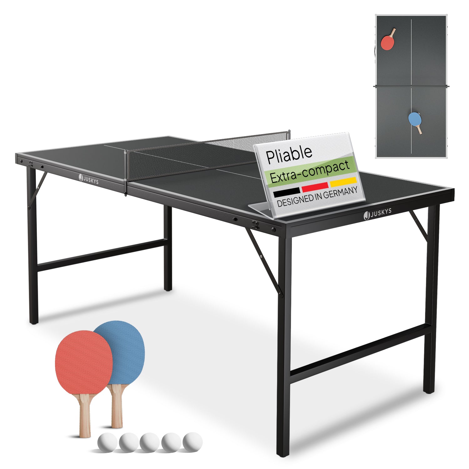 juskys-mini-tischtennisplatte-flexi-schwarz-silber-klappbar-inkl-zubeh-r image 8