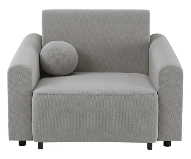 selsey-stevio-ausklappbarer-stuhl-mit-stauraum-grauer-hydrophober-chenille-stoff image 1