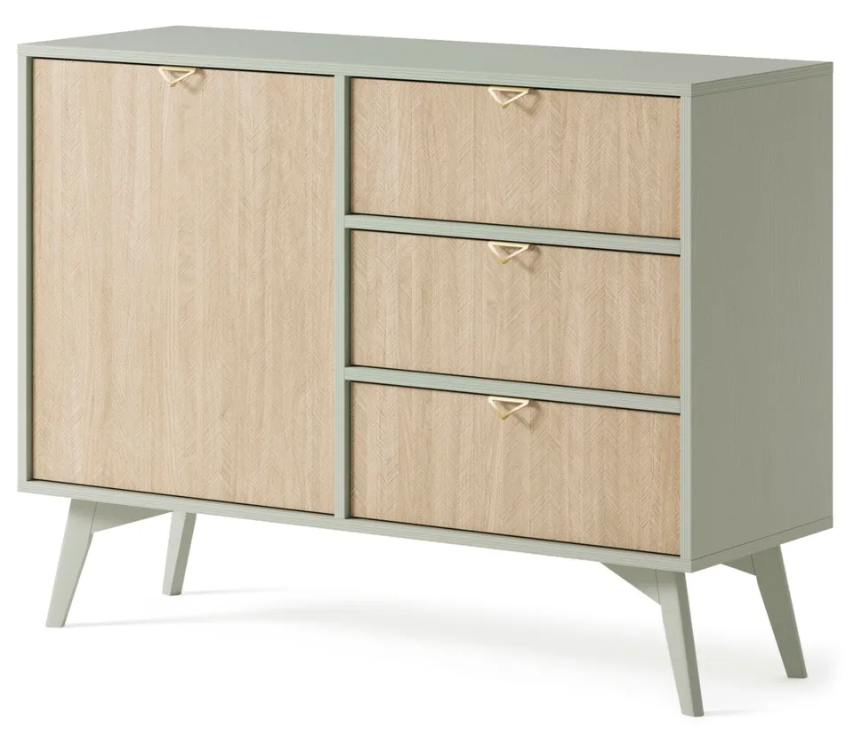 selsey-favoria-kommode-106-cm-eukalyptus-fischgr-t-mit-t-r-und-schubladen image 1