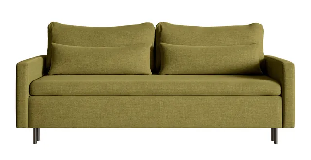 selsey-umpro-dreisitzer-schlafsofa-mit-stauraum-olivgr-ne-chenille-ausklappbar-d image 1