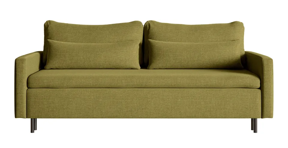 selsey-umpro-dreisitzer-schlafsofa-mit-stauraum-olivgr-ne-chenille-ausklappbar-d image 1