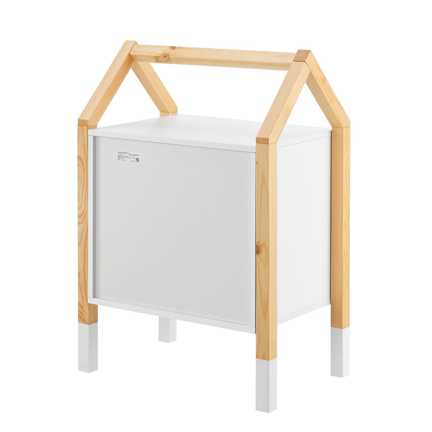 juskys-kinder-nachttisch-enny-hausdesign-2-schubladen-wei image 8
