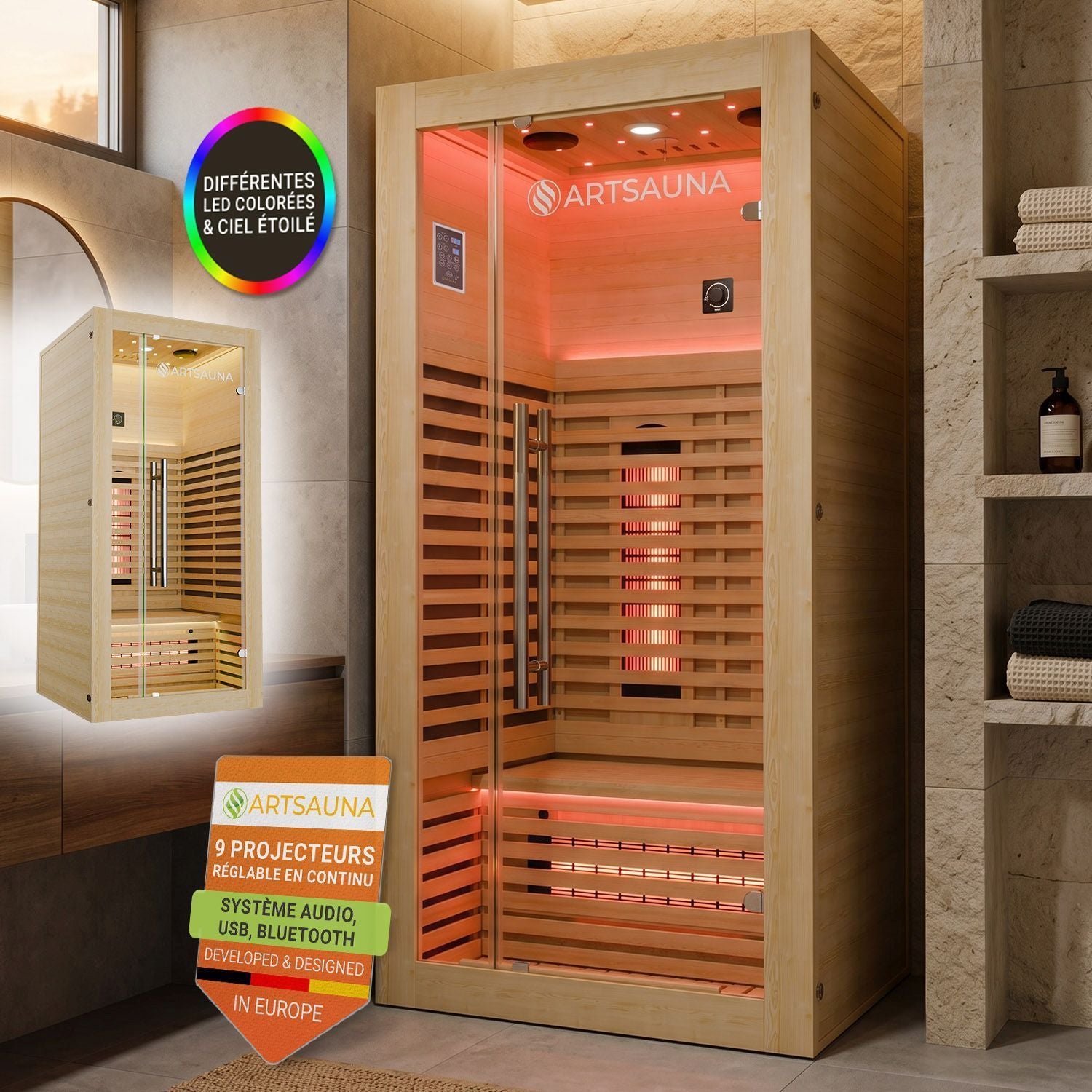 juskys-artsauna-infrarotkabine-trondheim-90-1-personen-hemlockholz image 8