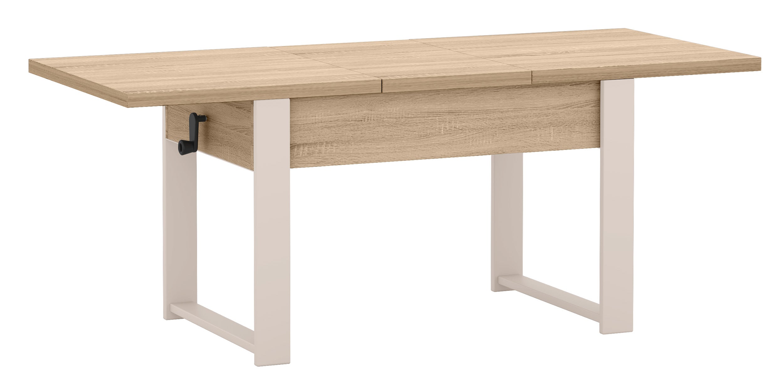 selsey-hugo-ausziehbarer-couchtisch-120-157-x-67-cm-sonoma-eiche-mit-kaschmirbei image 3