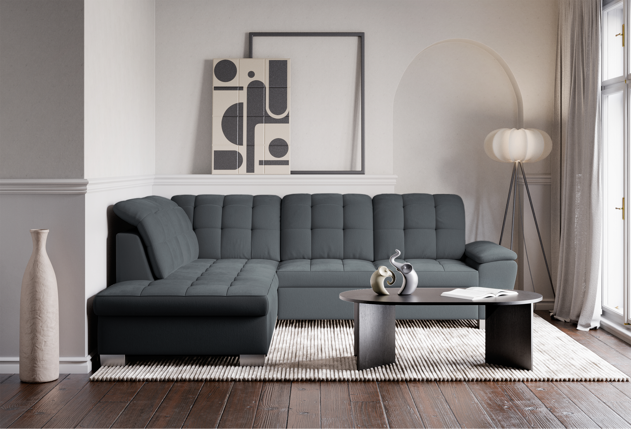 selsey-jamaal-ecksofa-mit-schlaffunktion-l-links-mit-stauraum-dunkelgraues-gefle image 2
