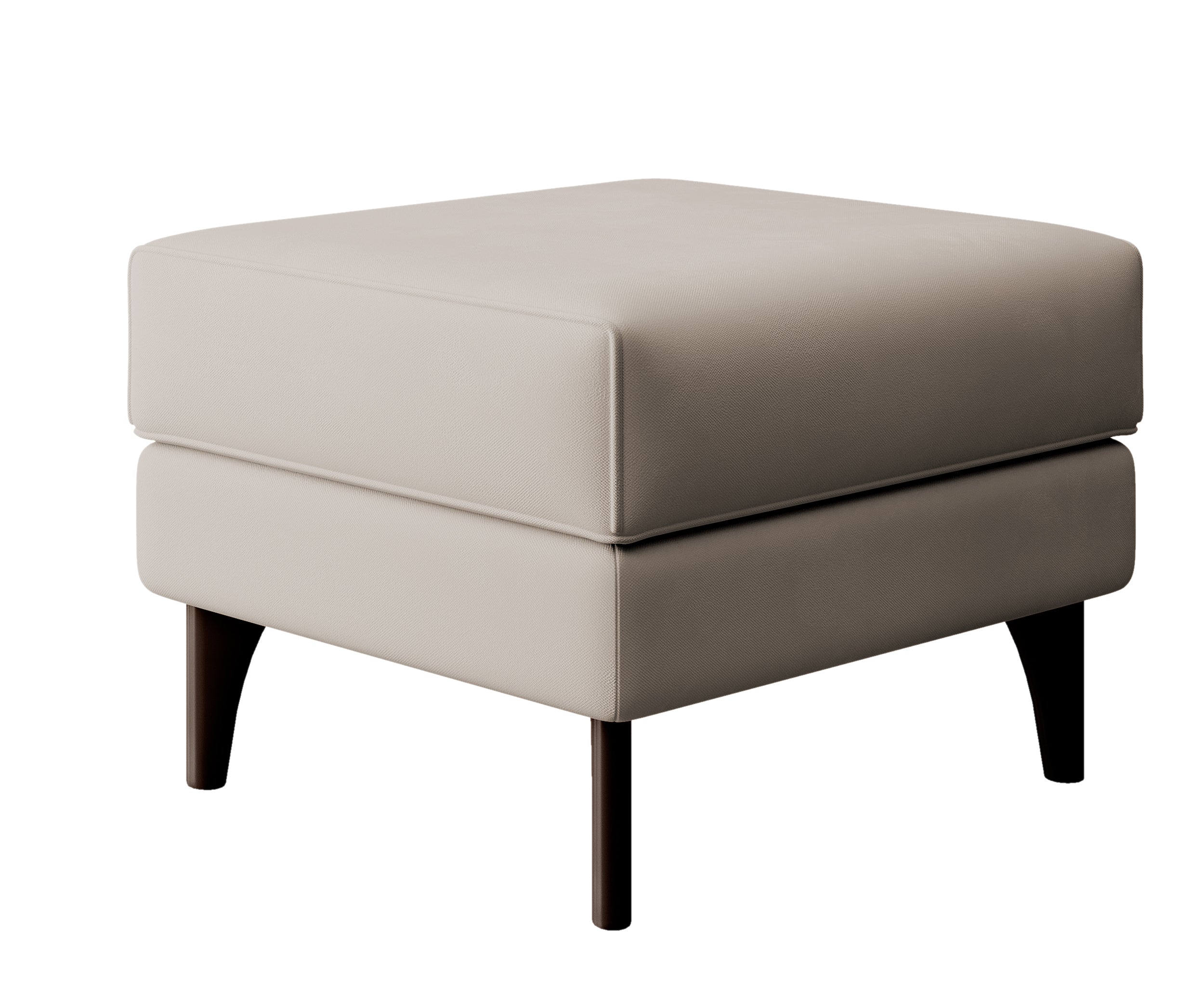 selsey-calmino-hocker-hellbeige-hydrophober-samt-wenge-beine image 1
