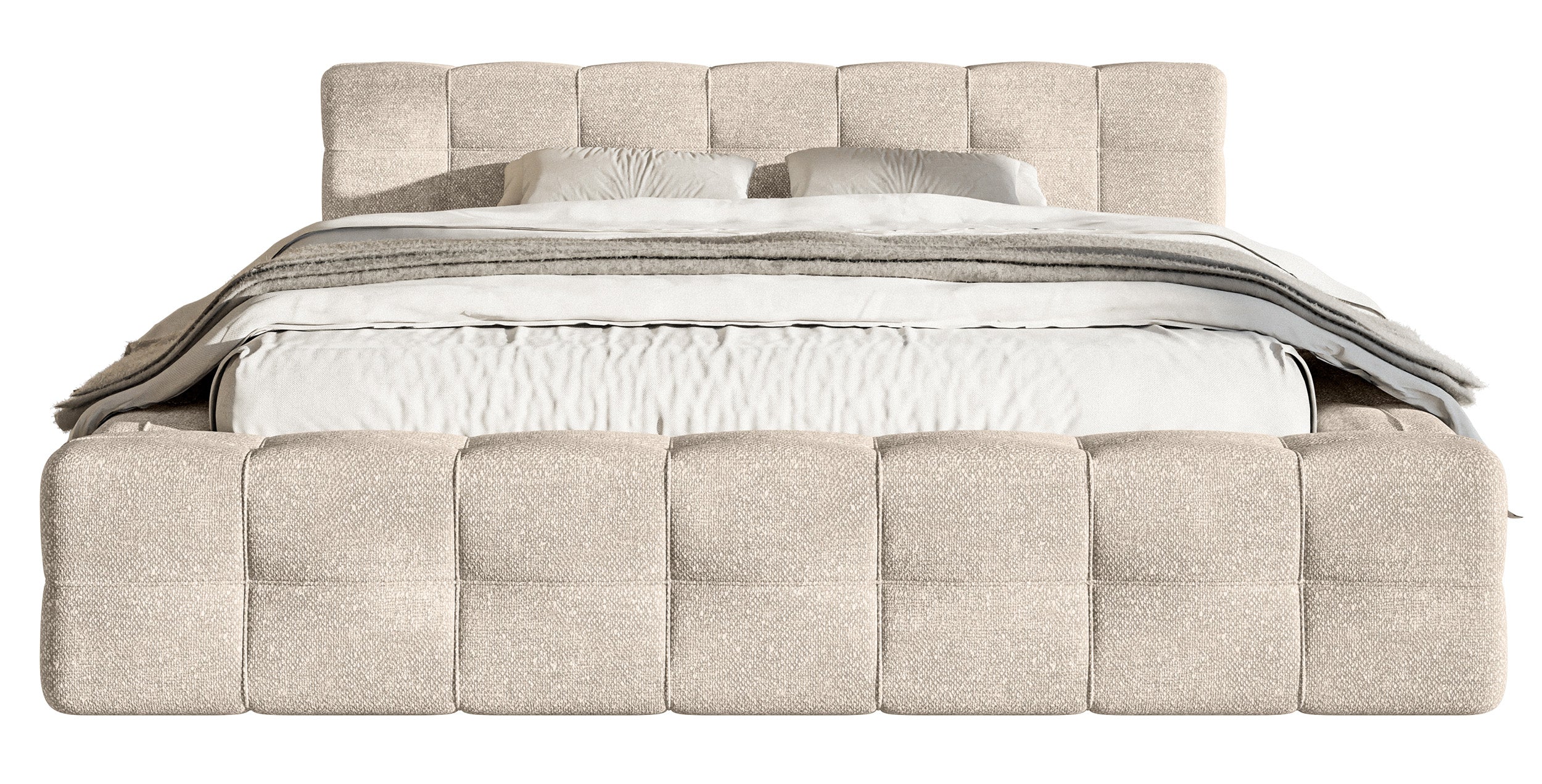 selsey-puffly-polsterbett-180x200-cm-mit-bettkasten-chenille-beige-metallrahmen image 4