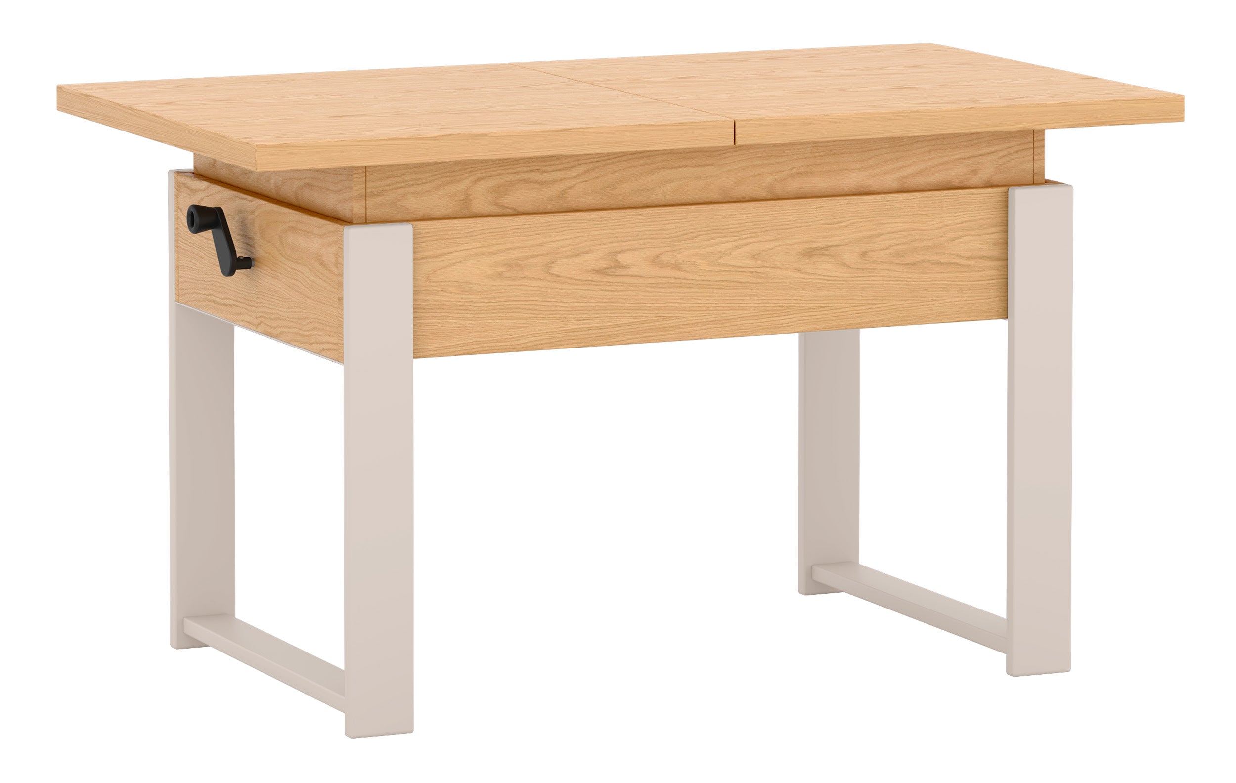 selsey-hugo-ausziehbarer-couchtisch-120-157-x67-cm-3in1-eiche-bookmatch-mit-kasc image 2