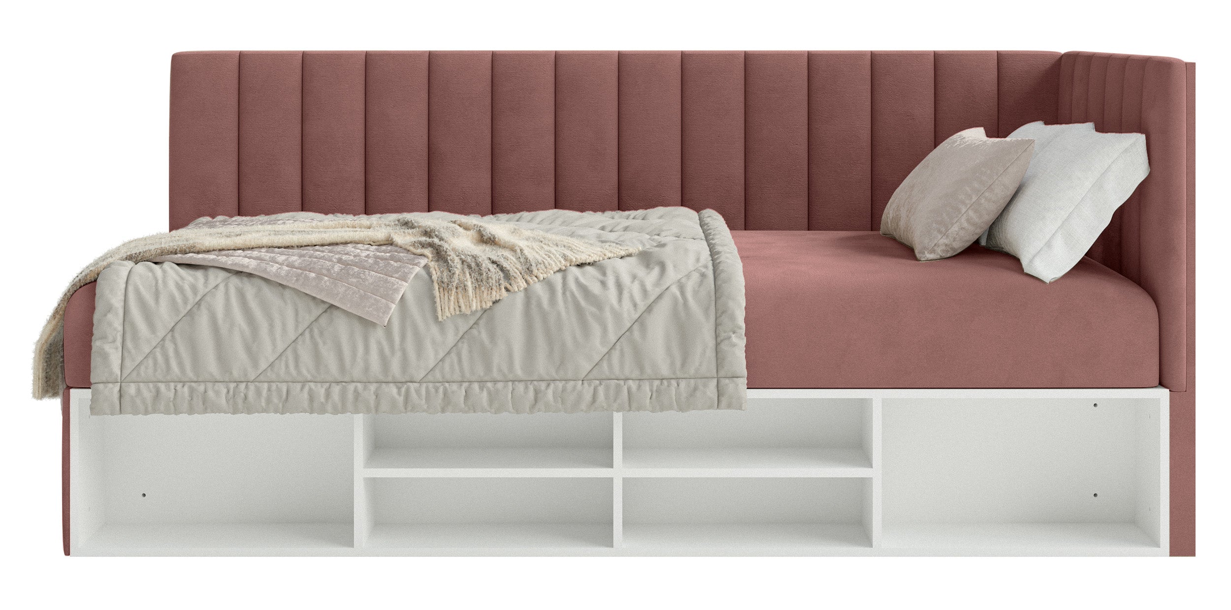 selsey-ventrio-jugendbett-90x200-cm-rechtsseitig-mit-stauraum-und-regalen-rosa-v image 5