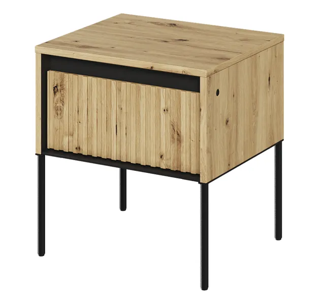selsey-trend-nachttisch-46-cm-mit-led-artisan-eiche image 1