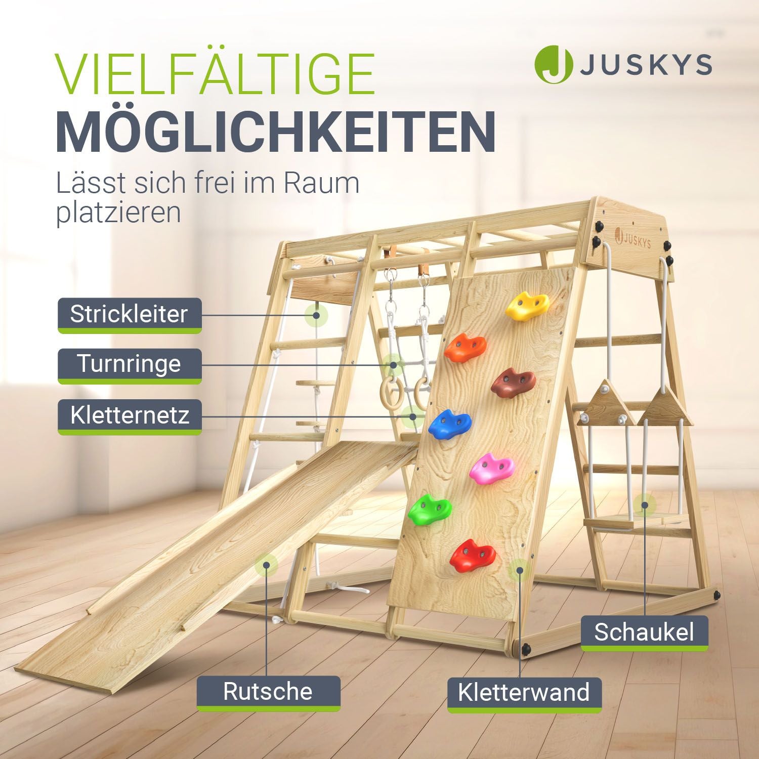 juskys-kletterger-st-indoor-maxi-holz-mit-rutsche-kletterwand-spielplatz-kinderz image 3