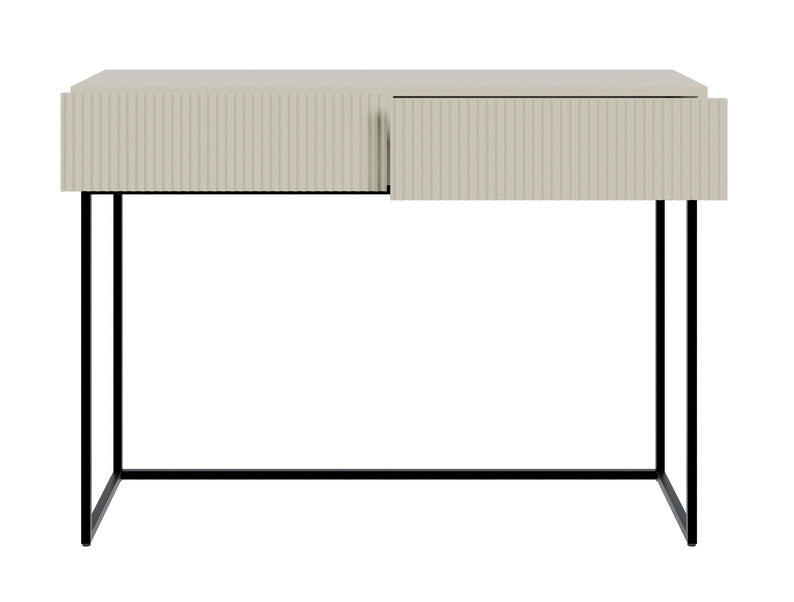 selsey-veldio-schminktisch-110-cm-grau-beige-mit-2-schubladen image 6