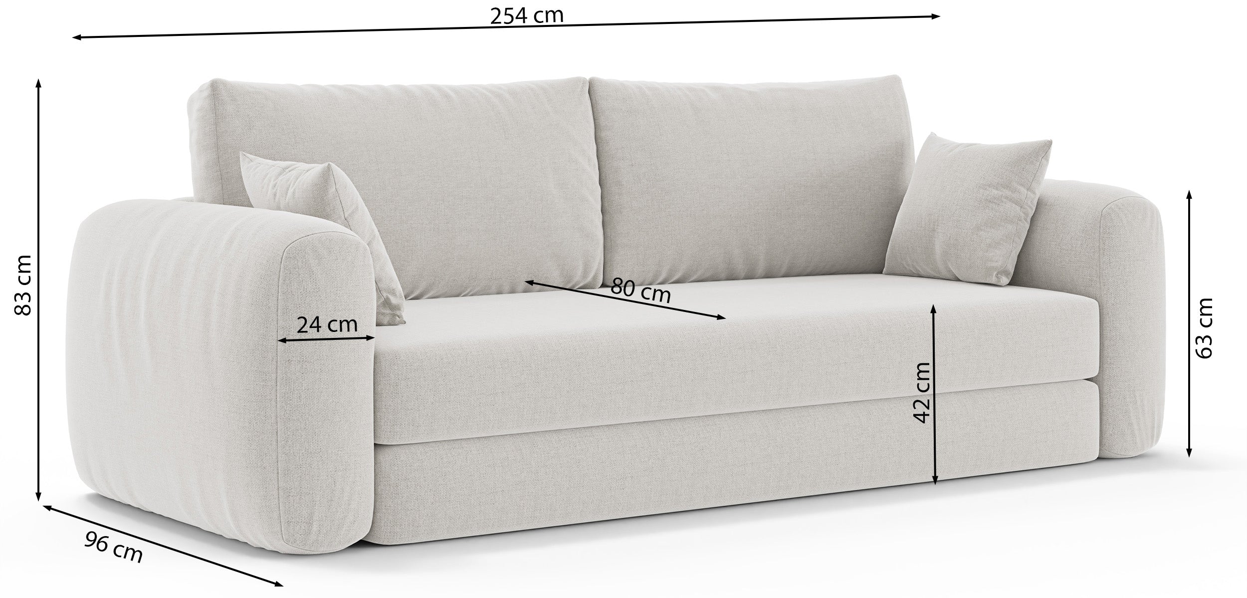 selsey-velera-3-sitzer-sofa-ausklappbar-grau-flechtstoff image 7