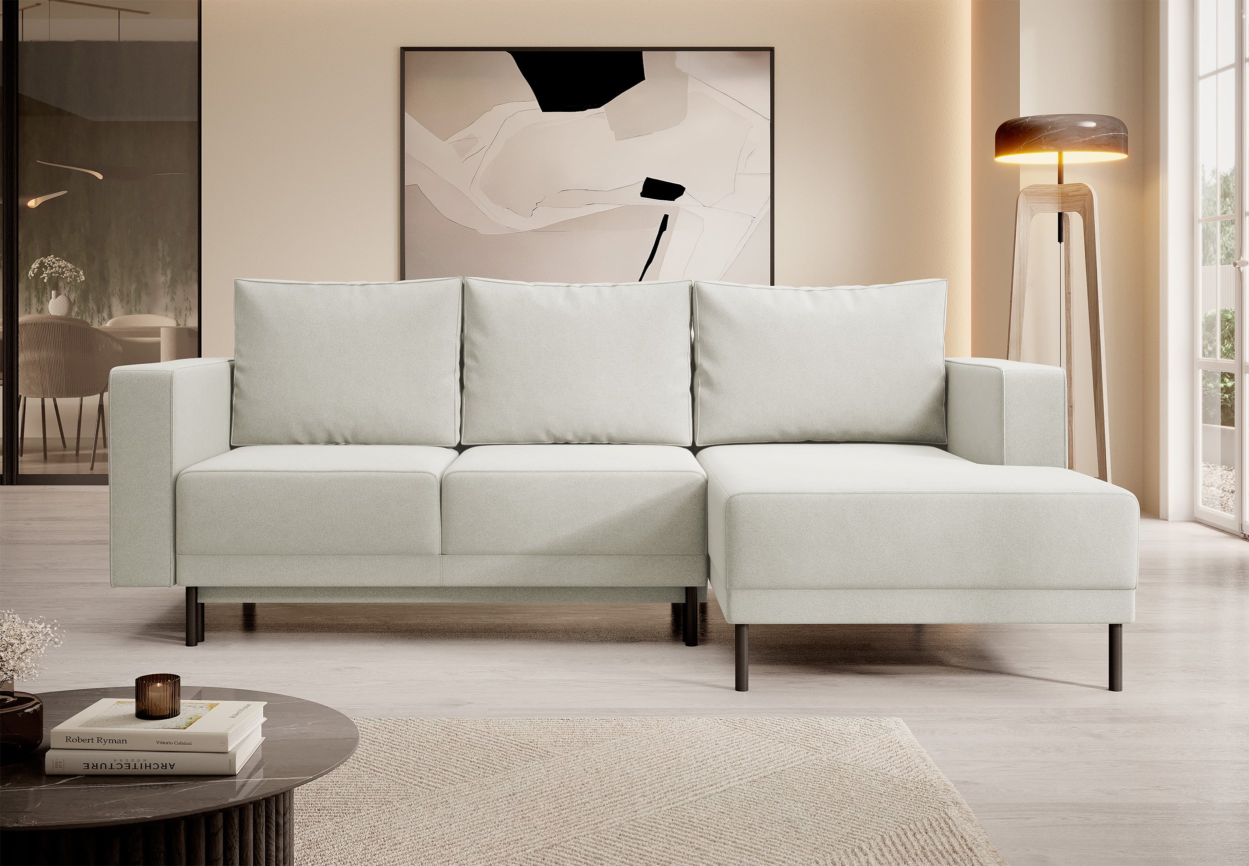selsey-rodario-mini-ecksofa-l-form-rechts-mit-schlaffunktion-und-stauraum-hellbe image 2