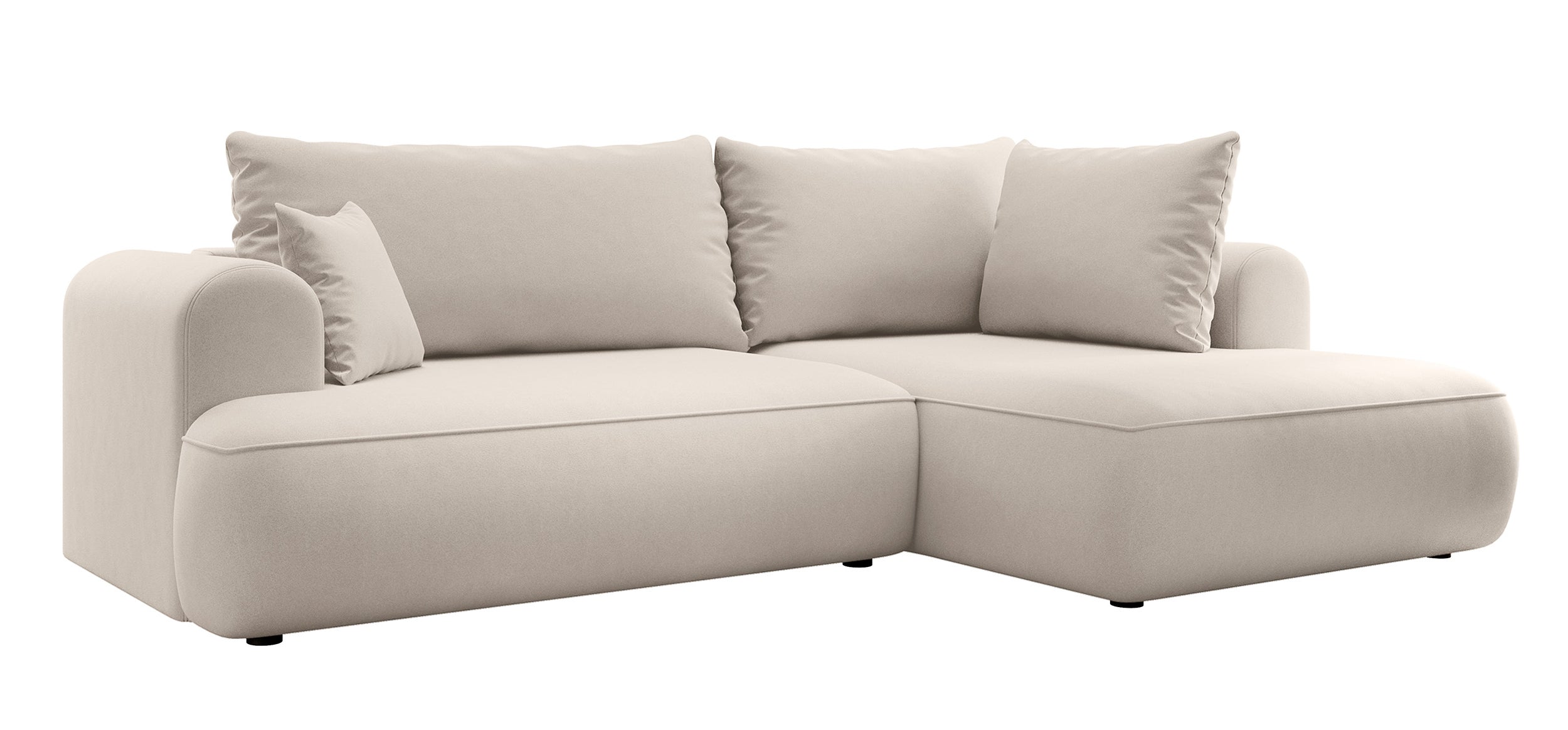 selsey-ovo-ecksofa-l-form-rechts-mit-schlaffunktion-hellbeige-velours image 4