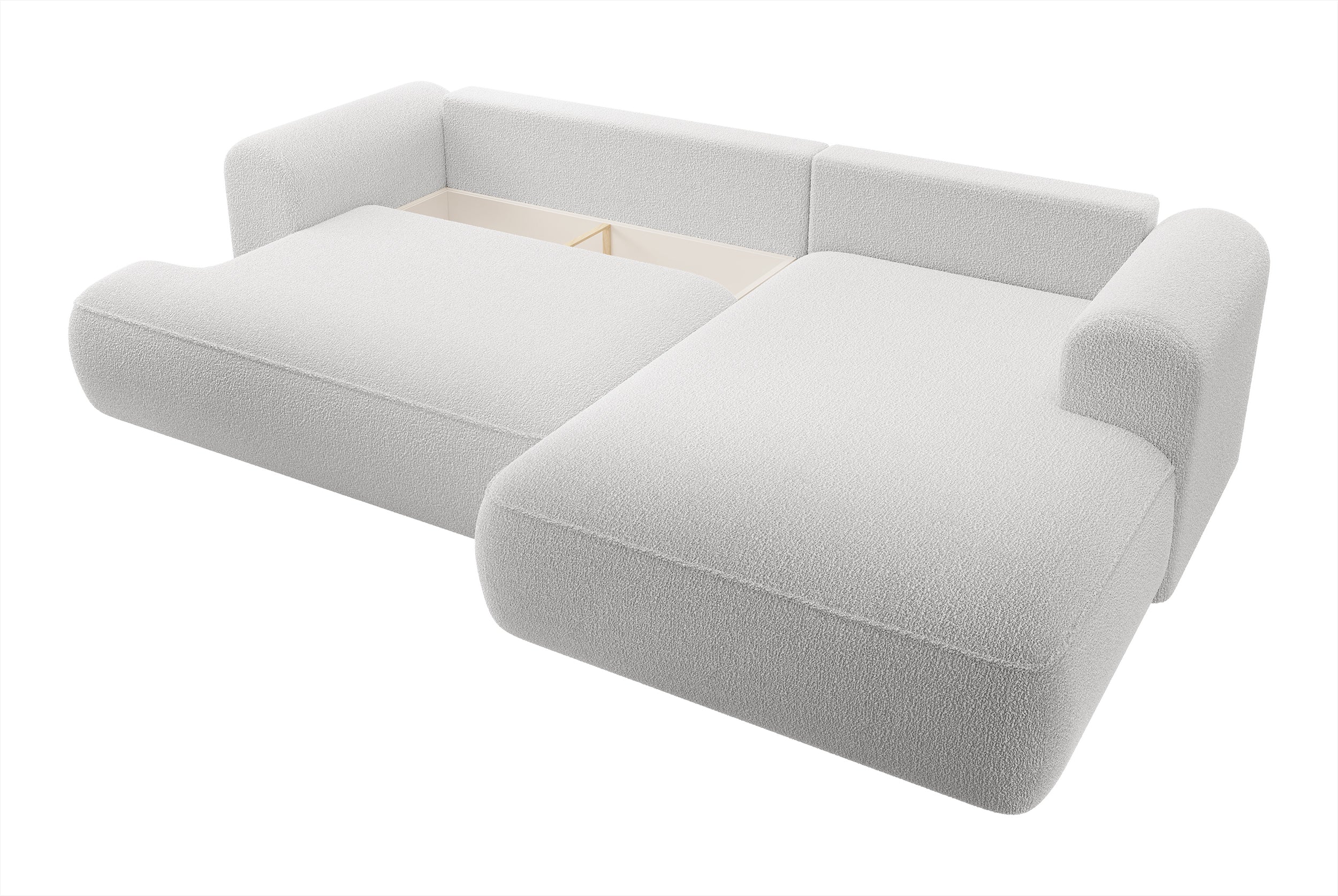 selsey-ovo-ecksofa-l-form-mit-schlaffunktion-rechts-grau-boucl-mit-stauraum image 7