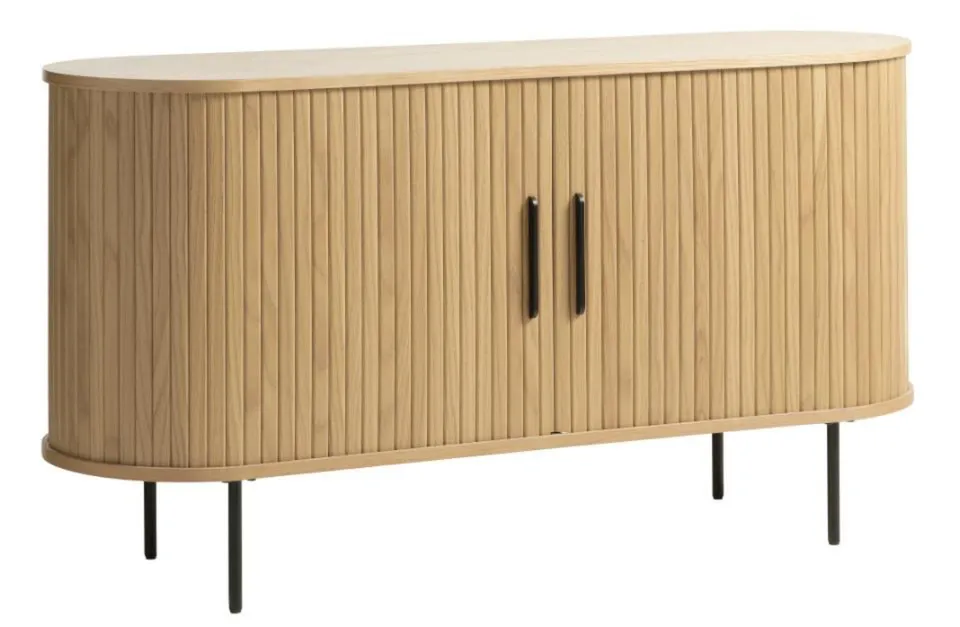 selsey-gativel-kommode-140x76-cm-mit-lamellen-eiche-natur image 1