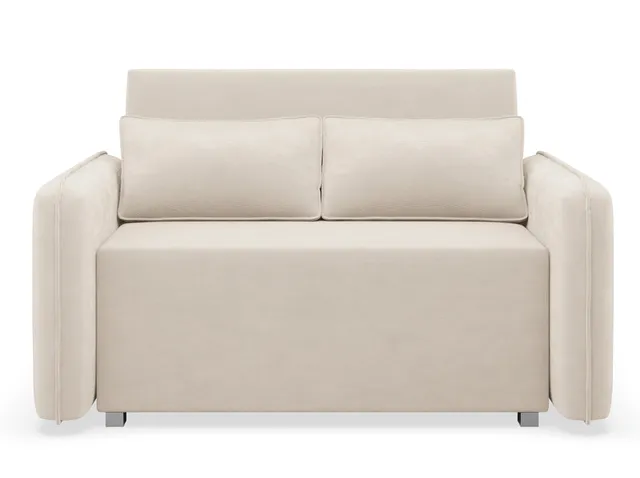 selsey-duelia-schlafsofa-2-sitzer-ausklappbar-hellbeige-hydrophobe-chenille image 1