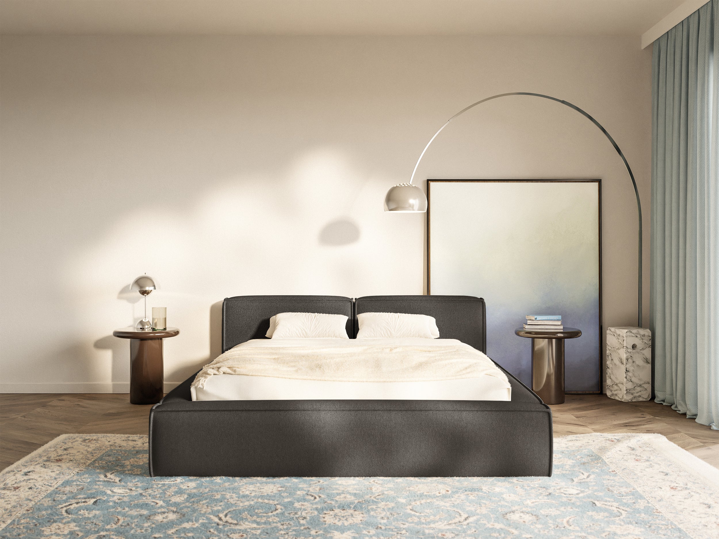 selsey-tilves-slim-low-polsterbett-140x200-cm-mit-stauraum-grafit-chenille image 3