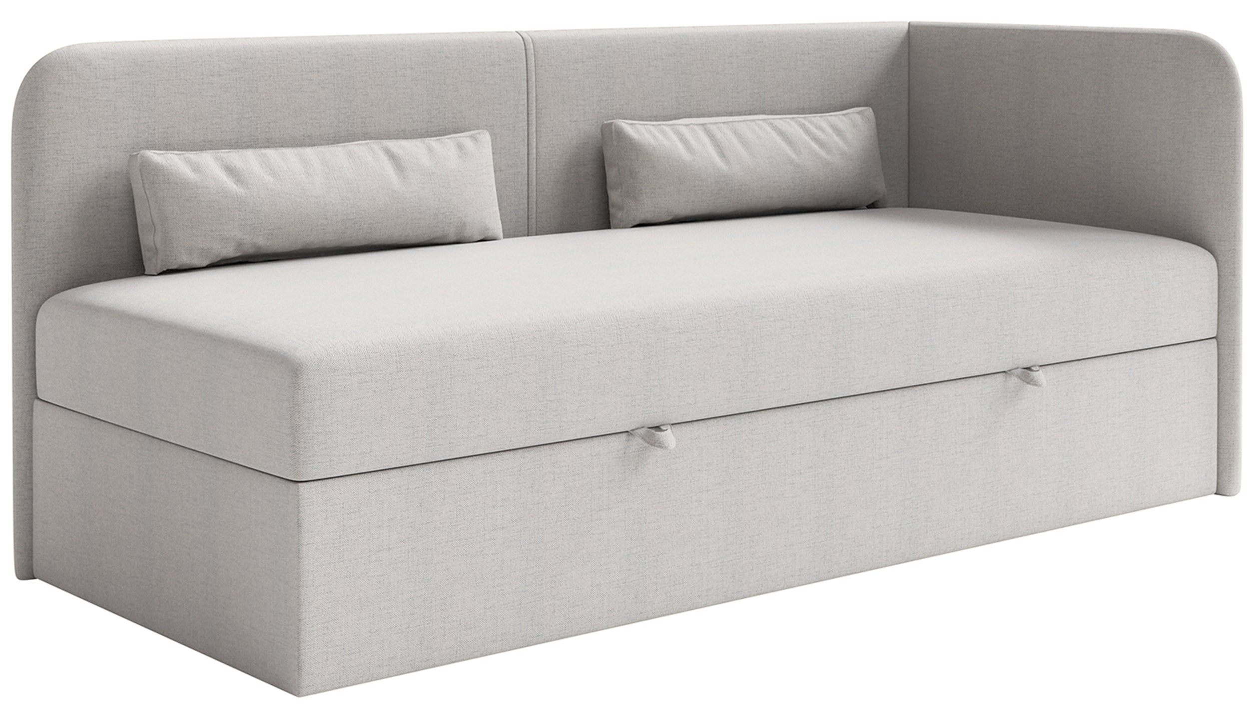 selsey-calmmo-jugendbett-90x200-cm-rechtsseitig-mit-stauraum-hellgrauer-hydropho image 1