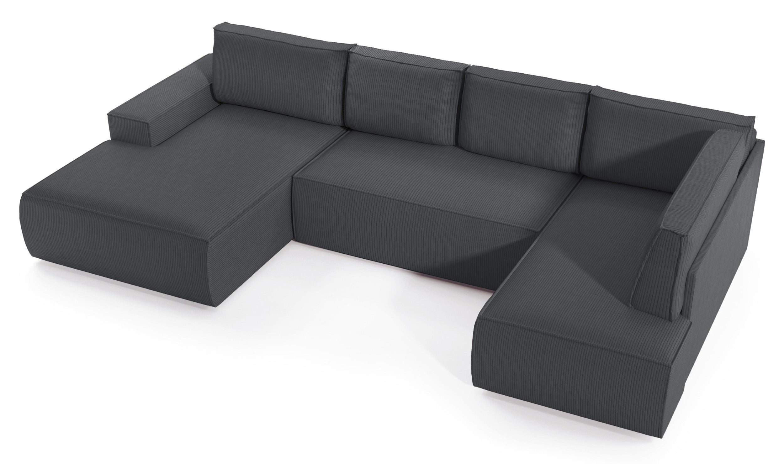 selsey-farese-new-ecksofa-mit-schlaffunktion-u-form-links-grau-cord-mit-stauraum image 4