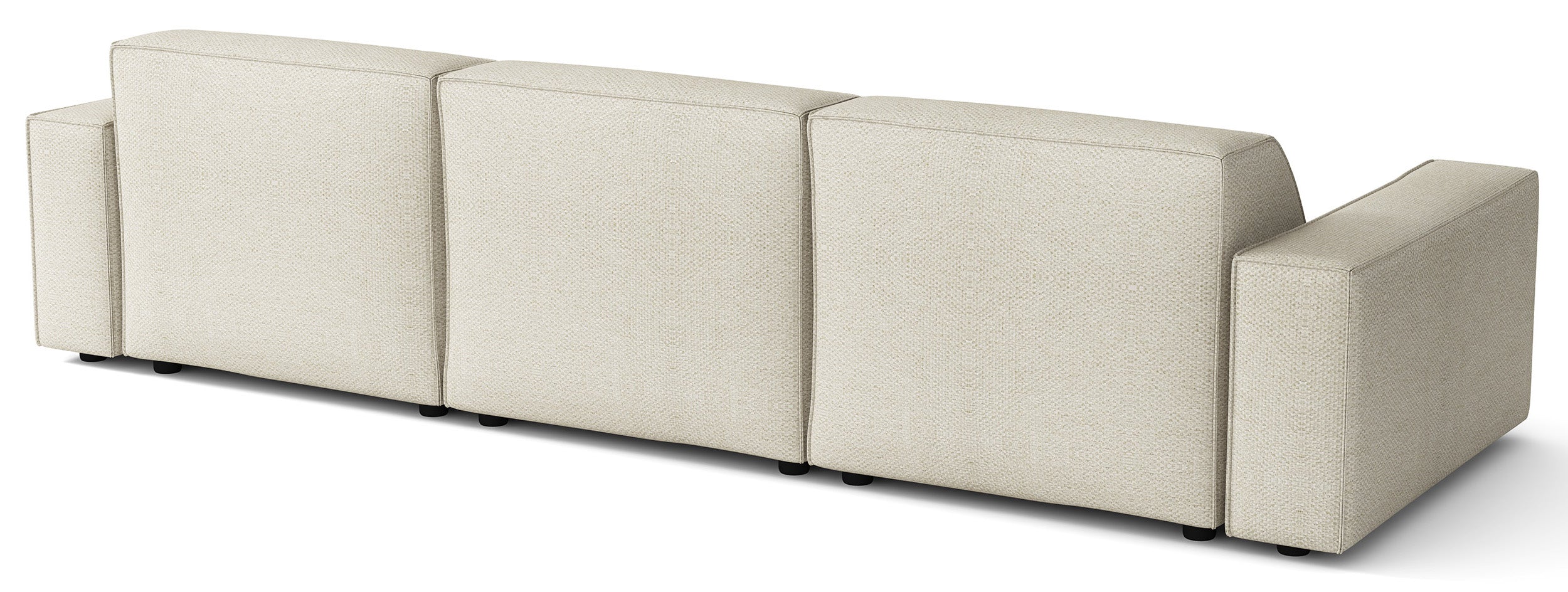 selsey-sellmo-modulares-ecksofa-l-form-rechts-cremefarbener-chenille-stoff image 4