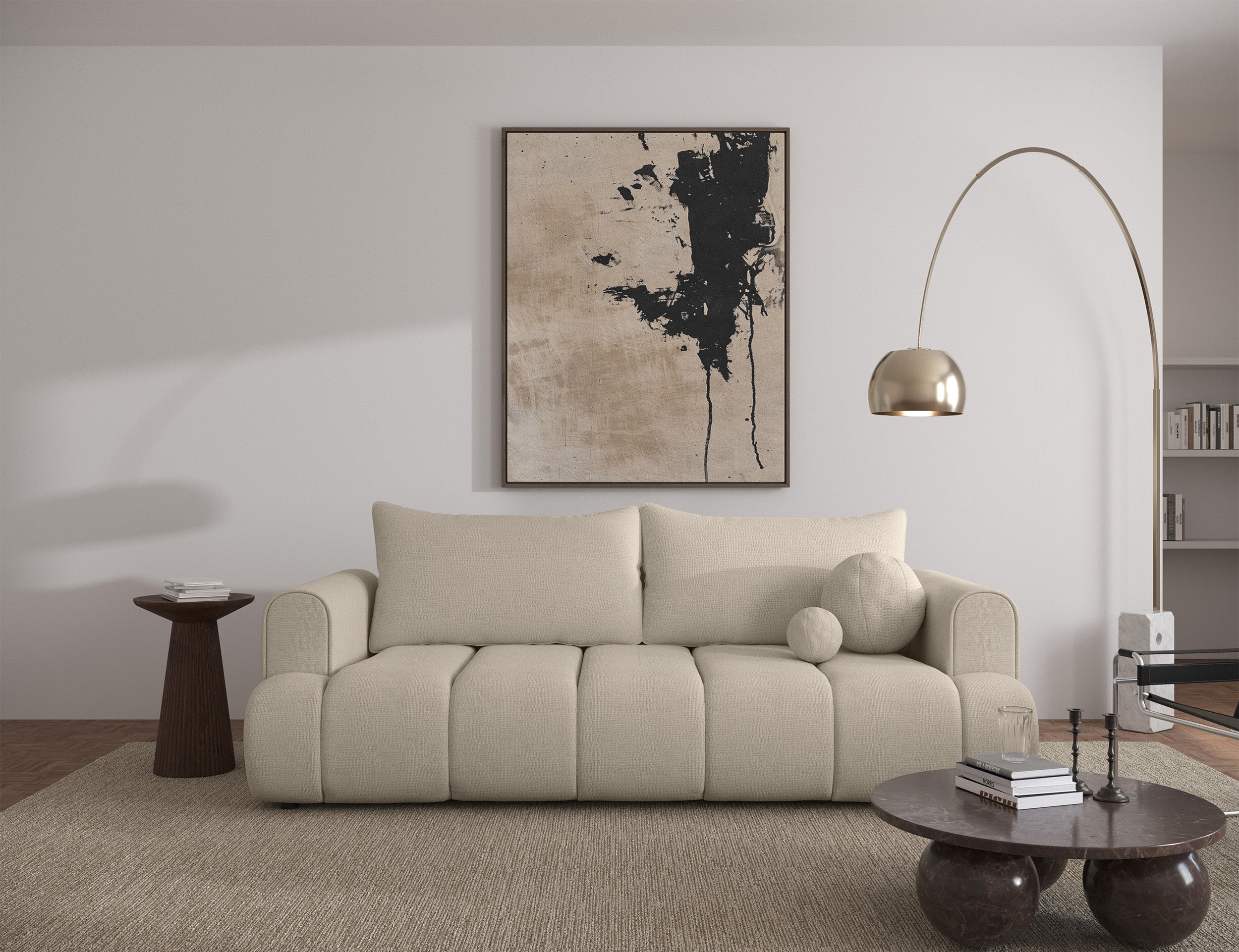 selsey-dandelino-dreisitzer-sofa-mit-schlaffunktion-hellbeige-hydrophobe-chenill image 2