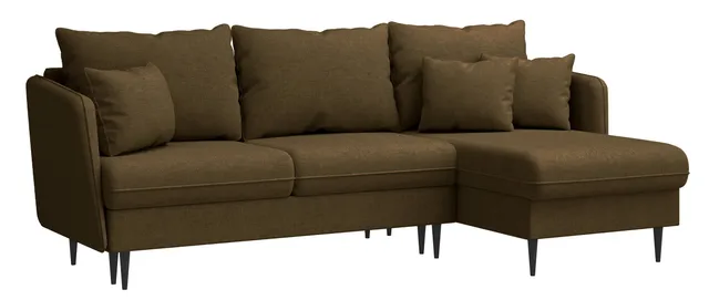 selsey-volio-ecksofa-mit-schlaffunktion-l-f-rmig-olivgr-ner-chenille-stoff-schwa image 1