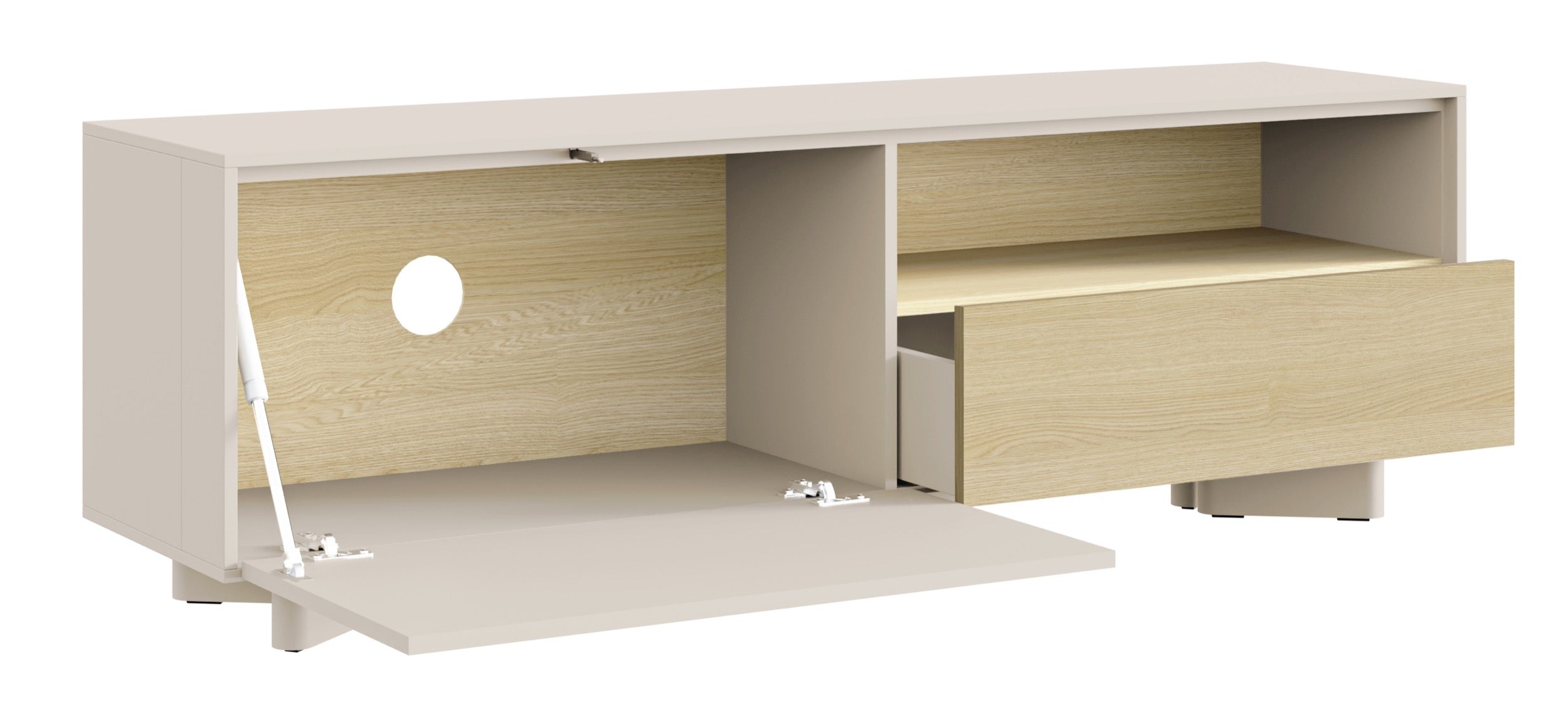 selsey-distria-tv-schrank-mit-schublade-140-cm-kaschmir-vicenza-eiche image 8
