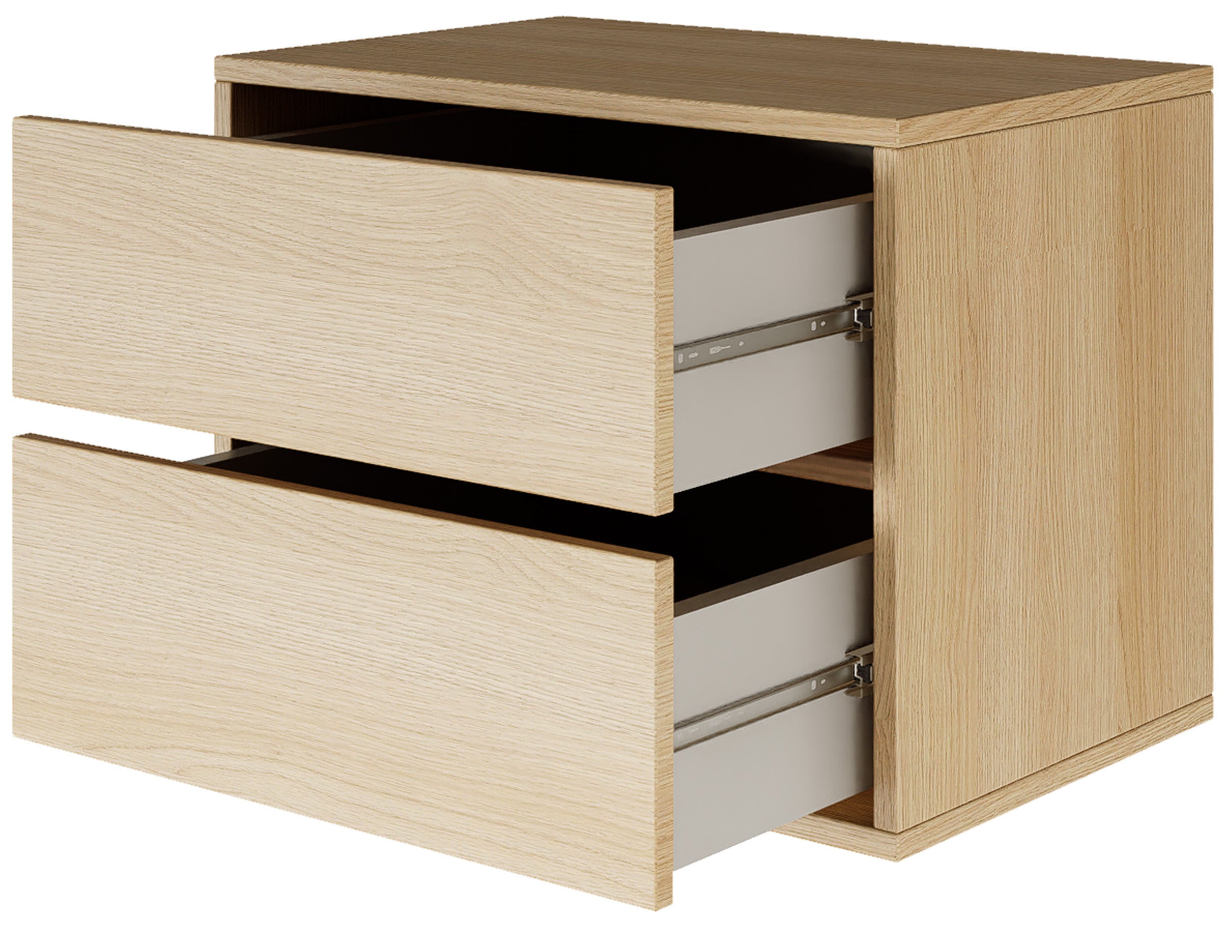 selsey-framme-h-ngender-nachttisch-50-cm-lindberg-eiche-mit-zwei-schubladen image 5
