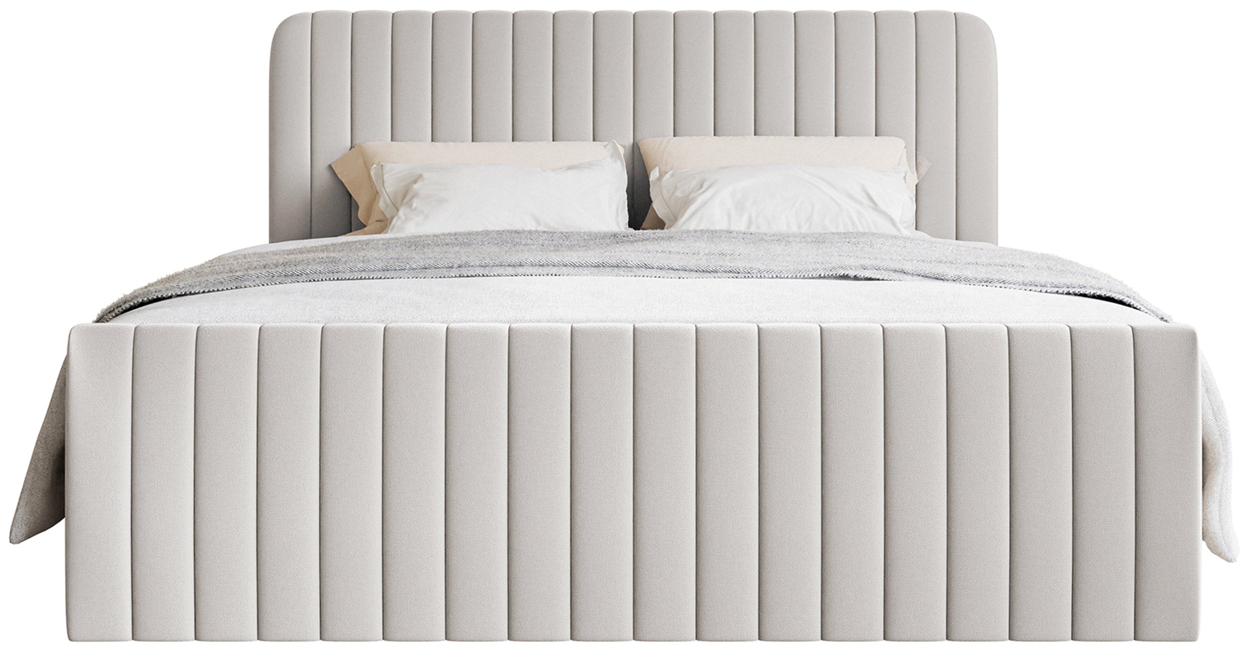 selsey-saliano-kontinentalbett-200x200-cm-hellgrau-chenille-mit-stauraum-und-top image 5