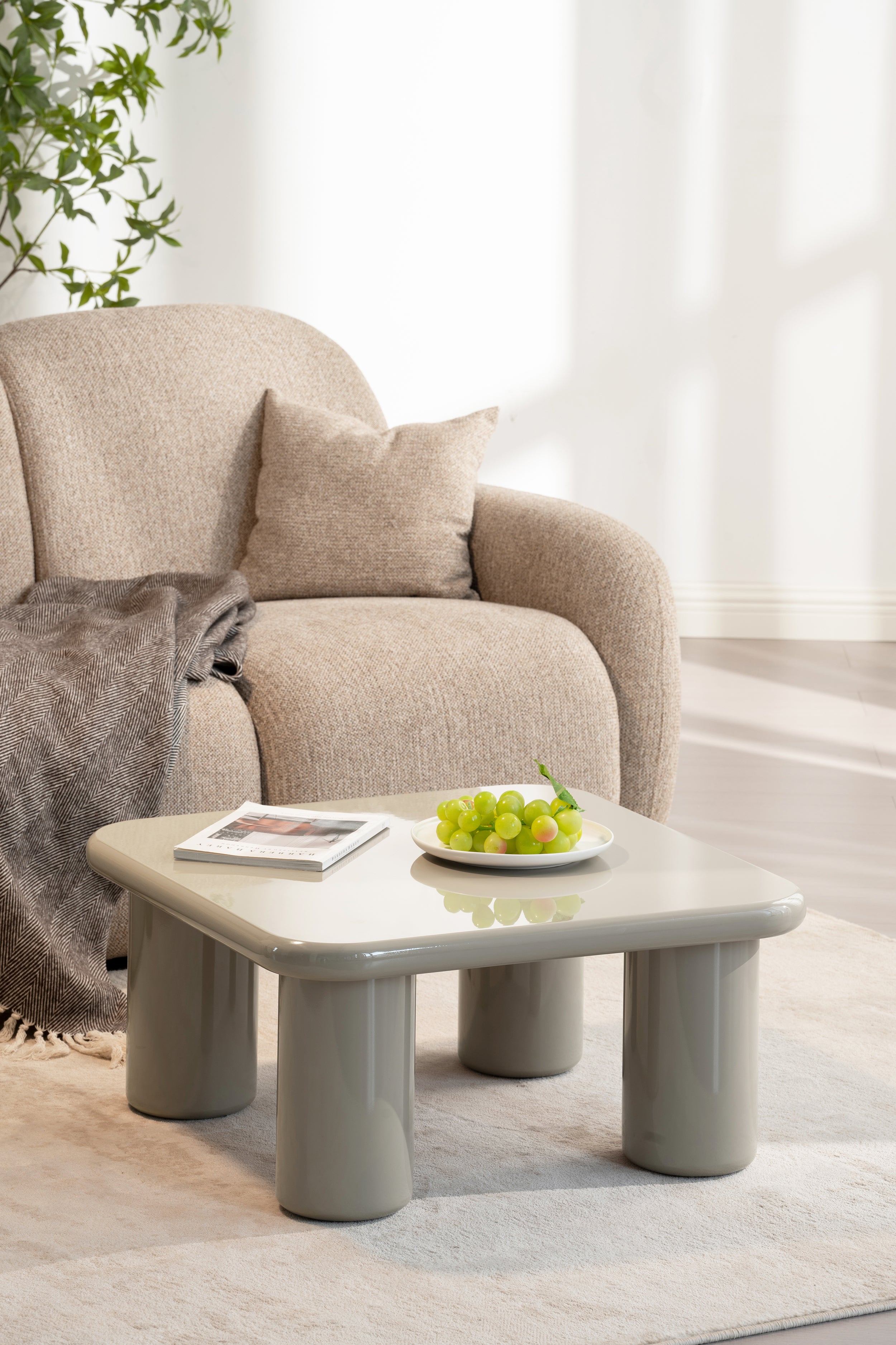 selsey-vellity-couchtisch-70x70-cm-beige-hochglanz-mdf image 7