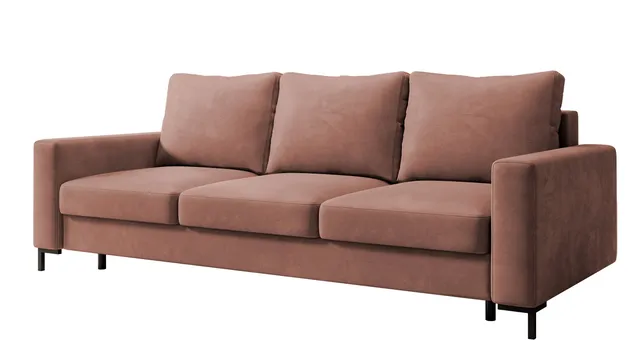 selsey-mokpeo-3-sitzer-schlafsofa-mit-stauraum-rosa-velours image 1