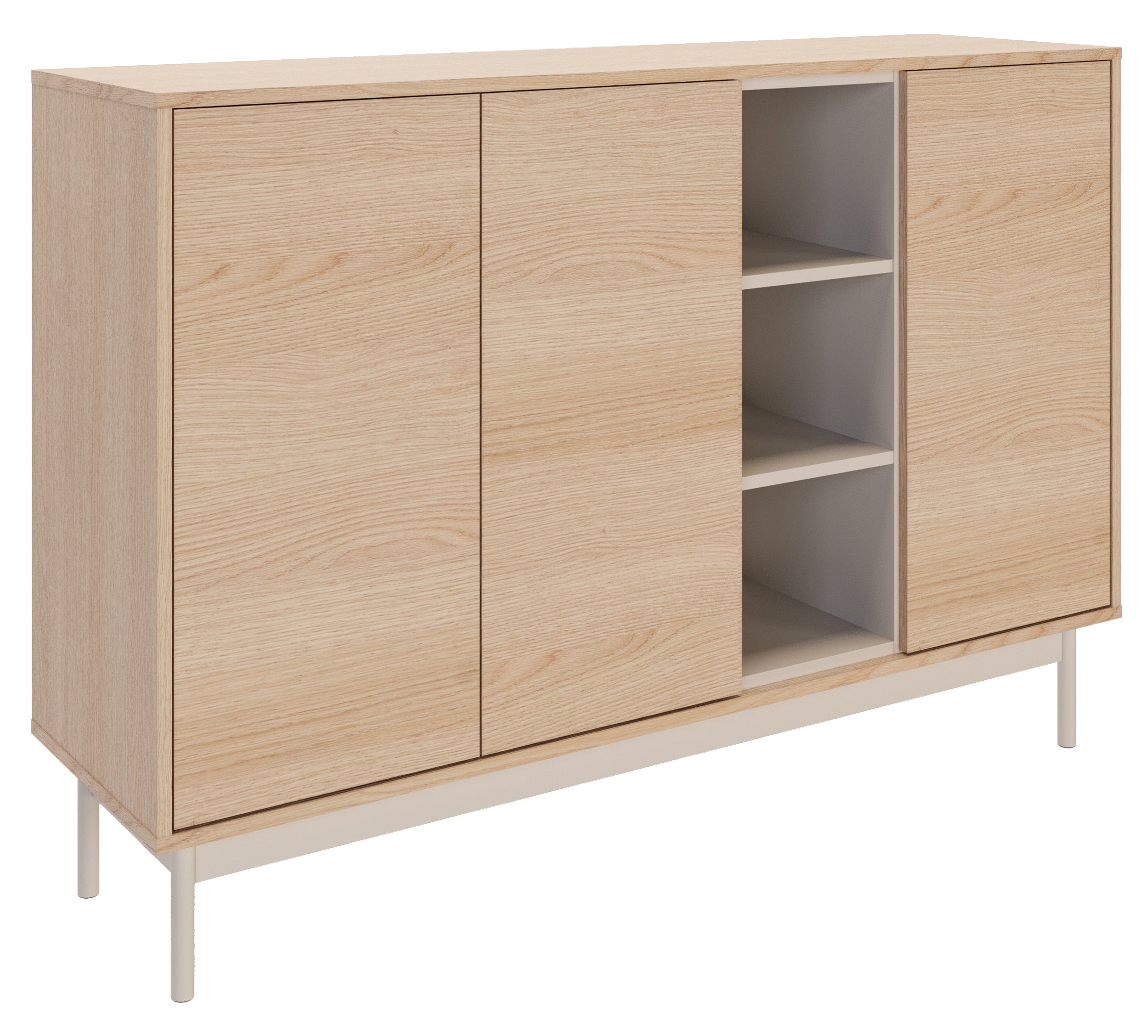 selsey-layen-dreht-r-kommode-138-cm-lindberg-eiche-kaschmir-3-f-cher image 5