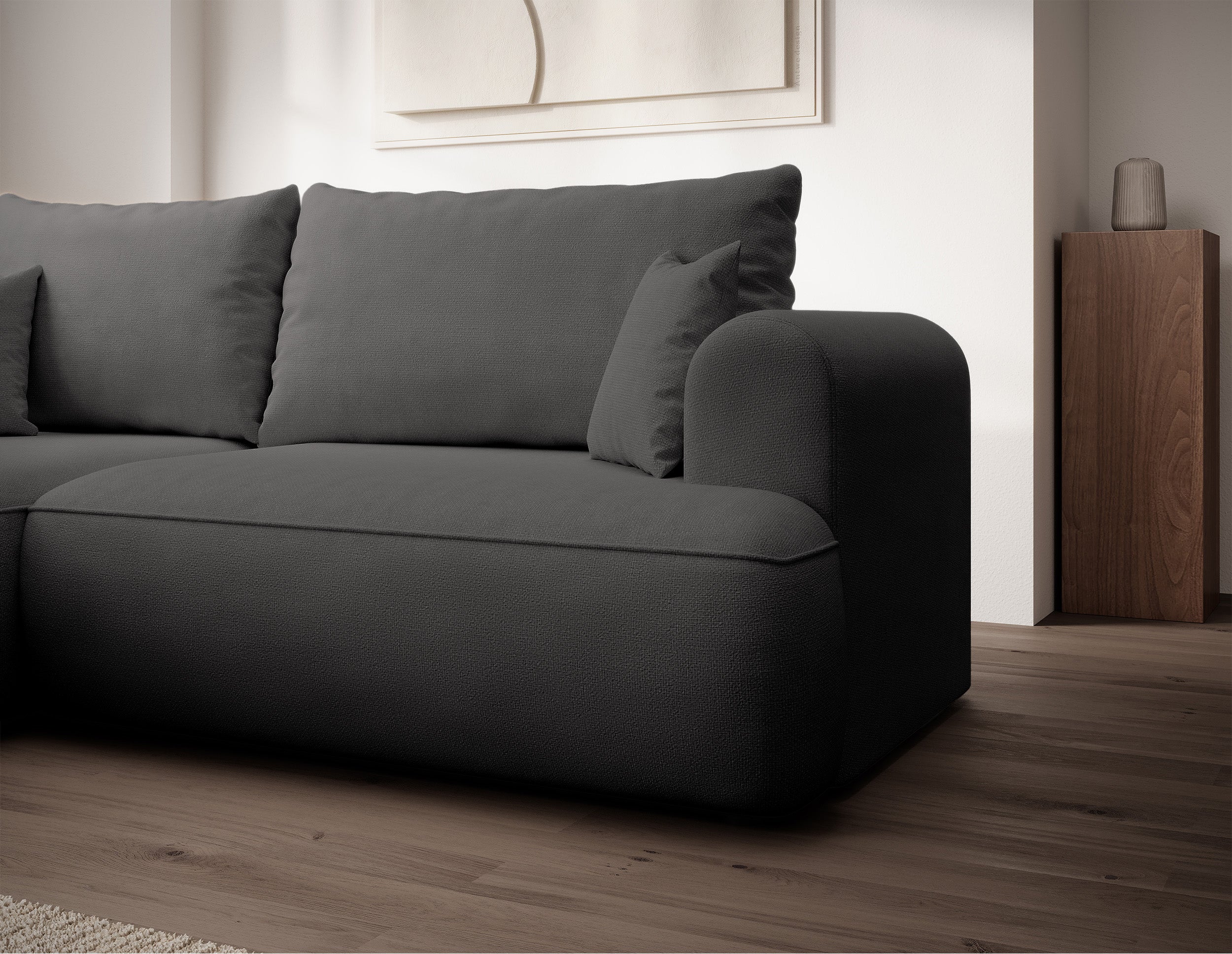 selsey-ovo-mini-ecksofa-mit-schlaffunktion-links-l-form-dunkelgrauer-chenille-mi image 4