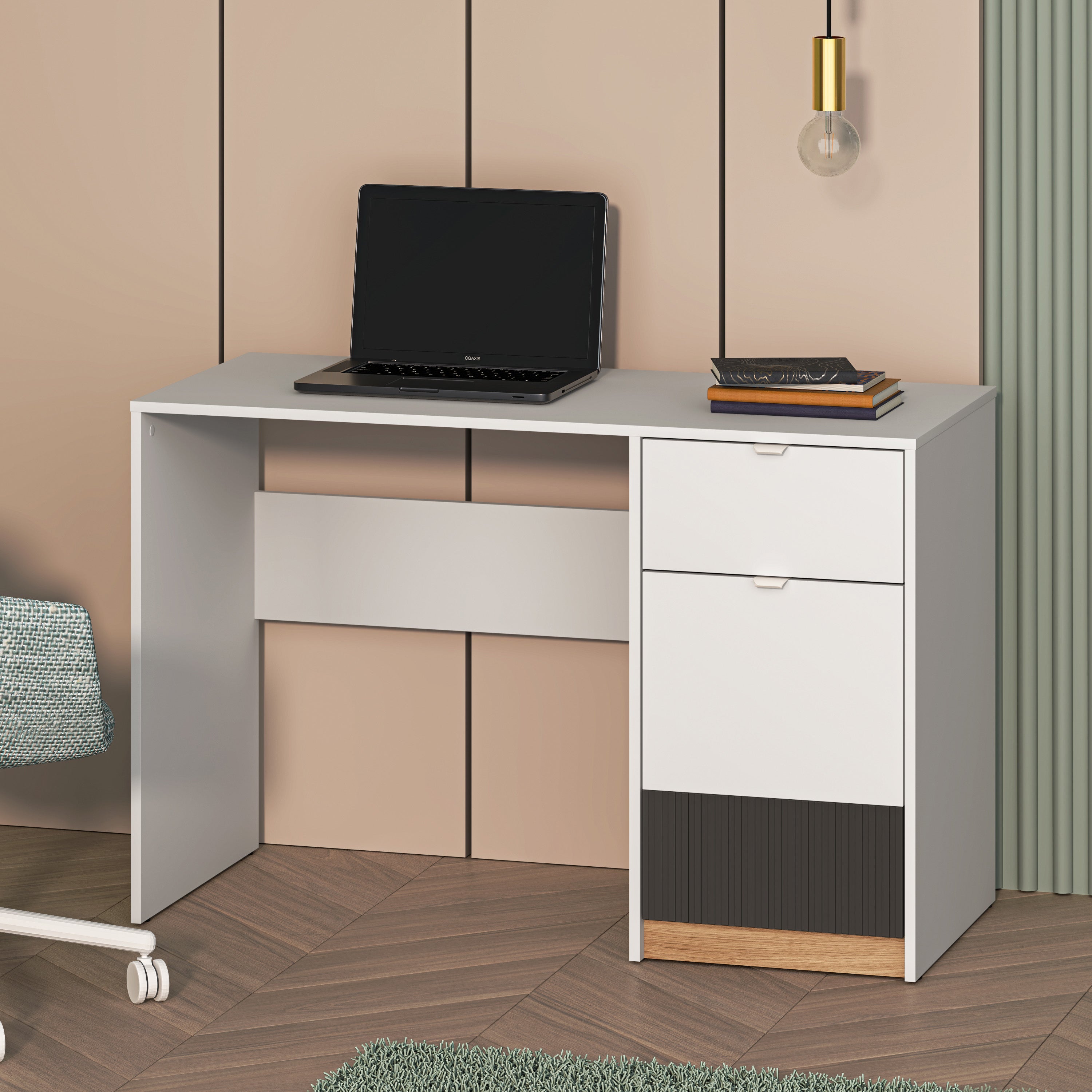 selsey-torino-jugendschreibtisch-120-cm-honey-castello-eiche-alpenwei-grafit image 2