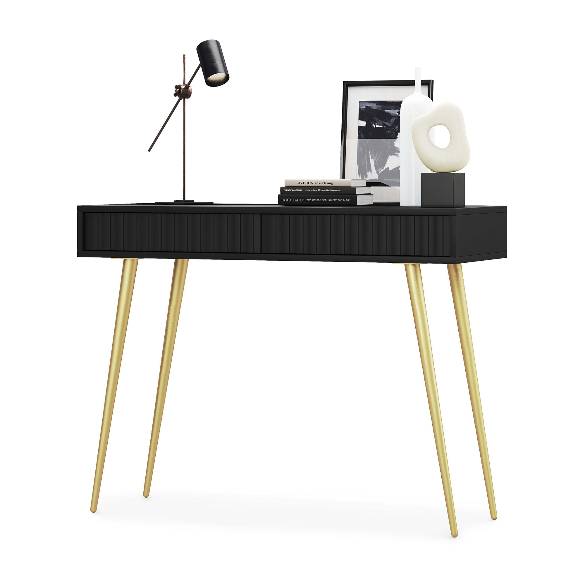 selsey-bello-schminktisch-104-cm-schwarz-mit-goldenen-beinen image 3