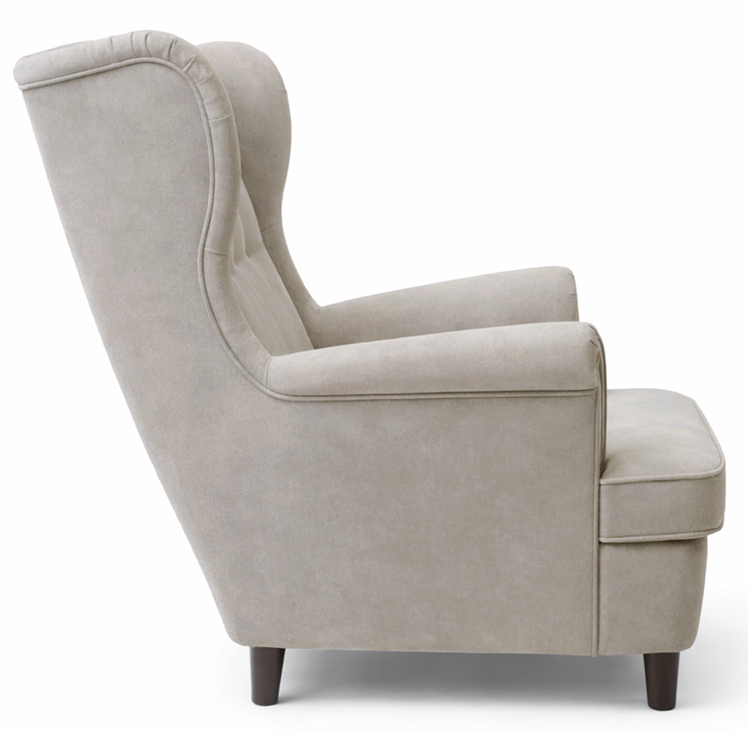 selsey-malmello-ohrensessel-beige-velours-pflegeleicht-schwarze-beine image 4