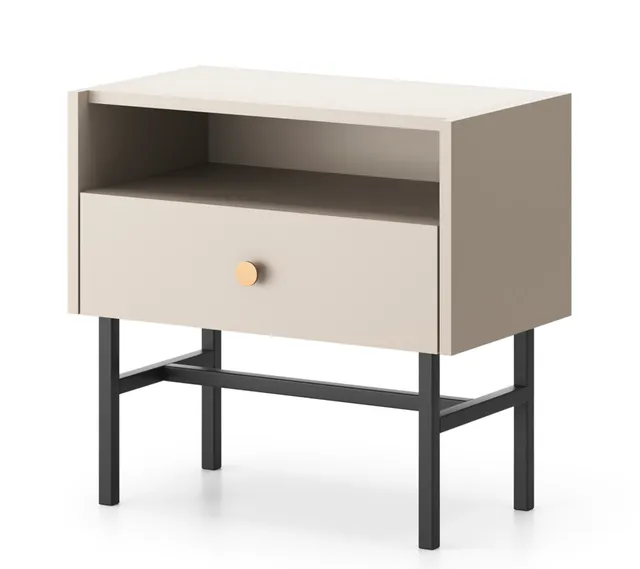 selsey-divenos-nachttisch-mit-schublade-54-cm-grau-beige image 1