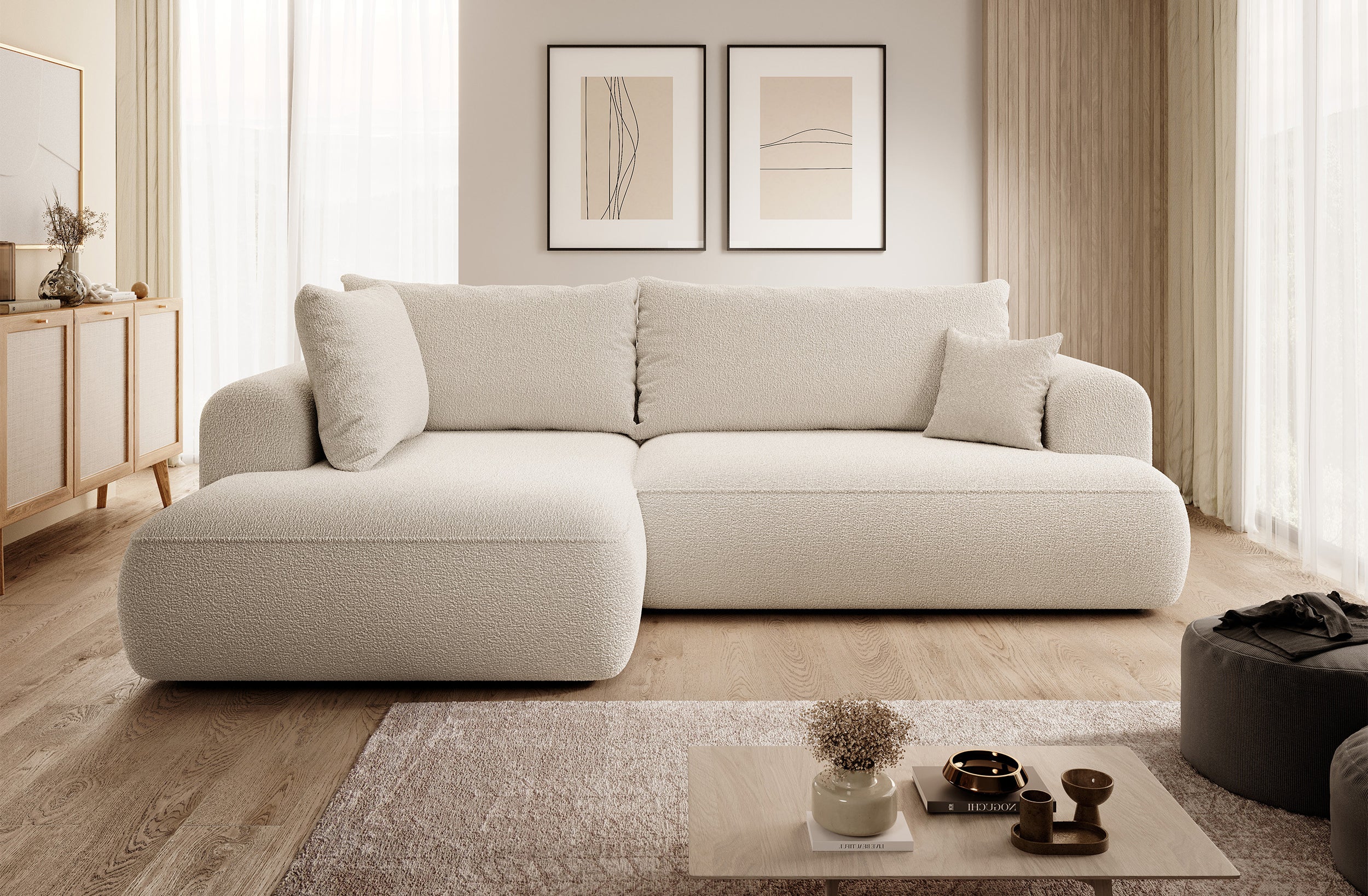 selsey-ovo-ecksofa-mit-schlaffunktion-l-form-links-beige-boucl-mit-stauraum image 2