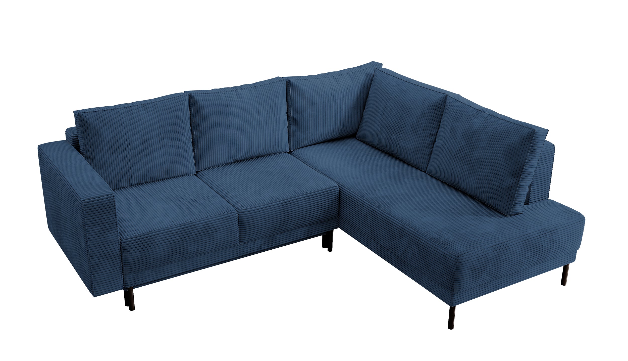 selsey-rodario-ecksofa-mit-schlaffunktion-und-bettkasten-dunkelblauer-cord-recht image 5