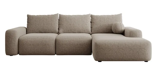 selsey-ecksofa-mit-schlaffunktion-carnos-l-f-rmig-rechtsseitig-hellbrauner-hydro image 1