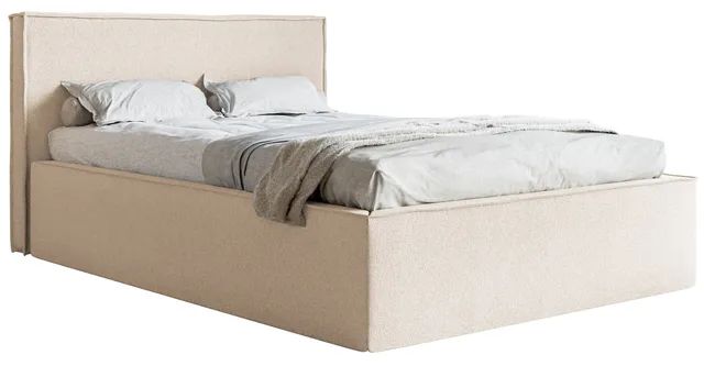 selsey-lucera-polsterbett-160x200-cm-mit-stauraum-hellbeiger-chenille image 1