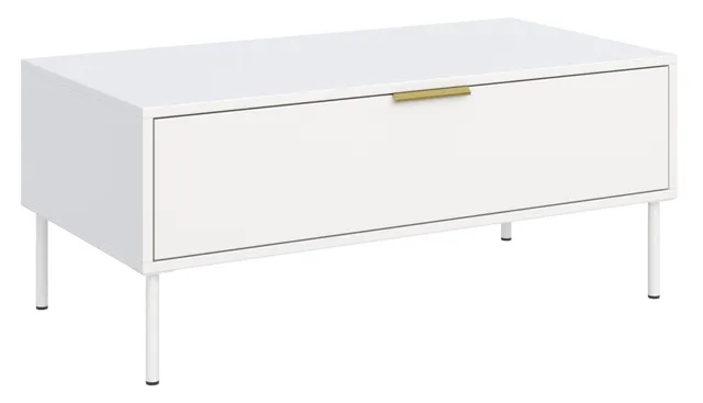 selsey-vena-couchtisch-100x50-cm-mit-schublade-wei image 1