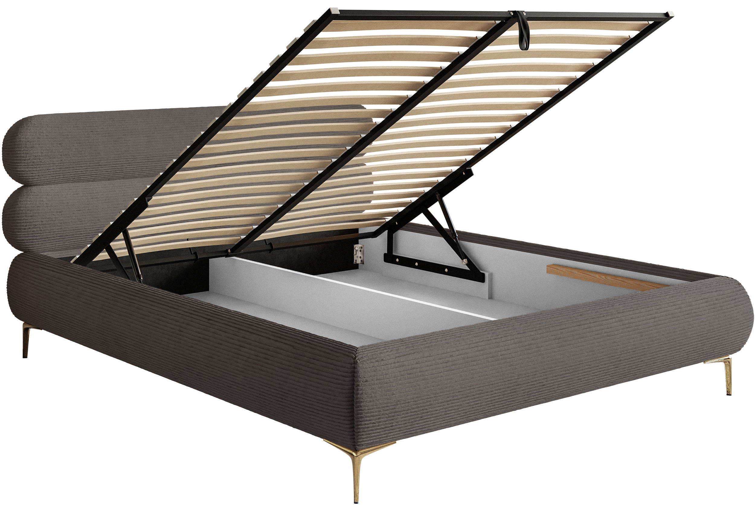 selsey-roule-cord-gepolstertes-bett-160x200-cm-mit-stauraum-grau-goldene-beine image 7