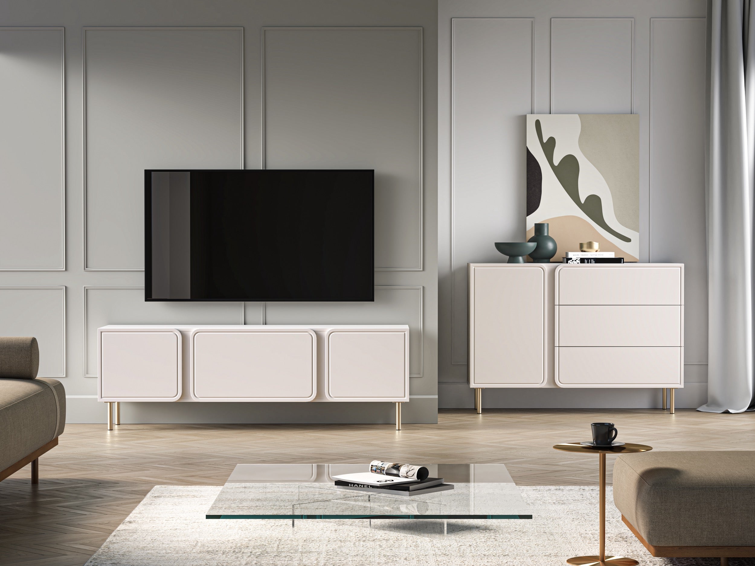 selsey-loppa-rtv-kommode-160-cm-kaschmir-mit-klappe image 4